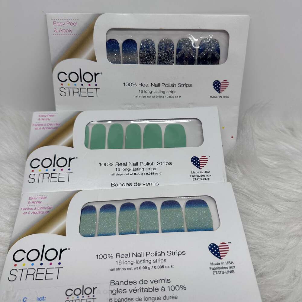 Color Street Nail Polish Strips‎ - 3 piece set